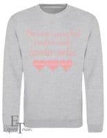 Eliza T #BeKind Unisex Sweater - Light Grey